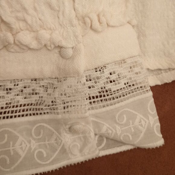 Free People Size L Cream Lace Top (NWT) - Picture 10 of 13